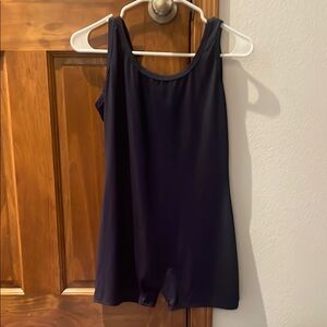 Women's Navy Sleeveless Romper